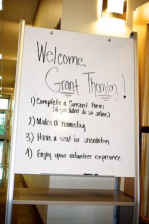 GT volunteering at the NIFB - Tuesday