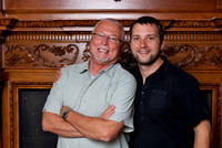 Brandon Heath  with Mike Novak CEO and President of  K-LOVE